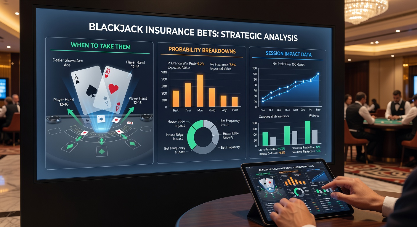 Graph depicting probability curves for dealer blackjack by true count in Hi-Lo system, with breakeven line at +3, highlighting optimal insurance thresholds