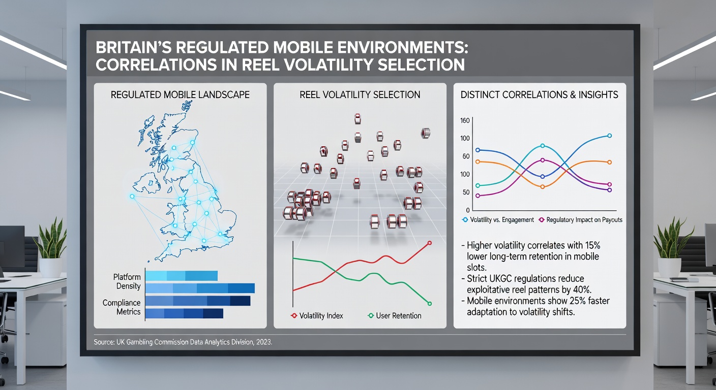 Graph displaying correlations between slot volatility levels and average blackjack hand completion times on mobile devices