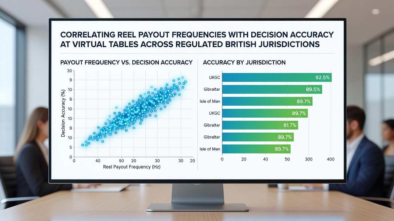 Data visualisation of payout frequency graphs overlaid with blackjack decision accuracy metrics